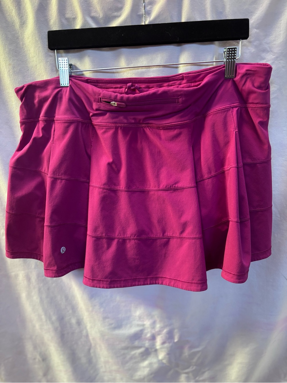 Lululemon Pace Rival skort  Fuchsia/Pink Athletic Skirt full coverage - Picture 2 of 2